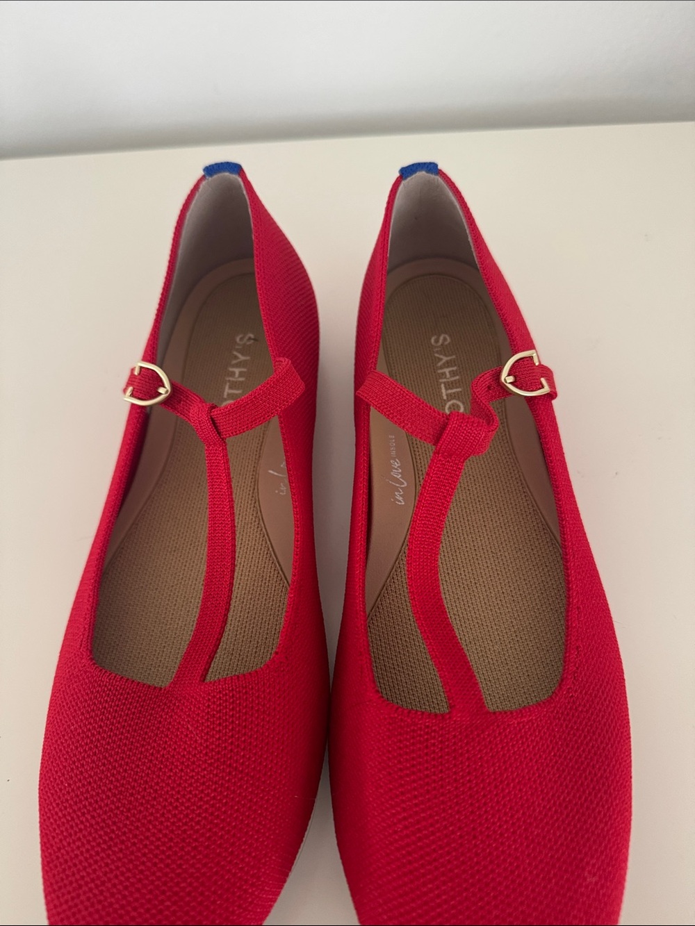 Rothy's Red T-Strap Flats - Picture 12 of 14